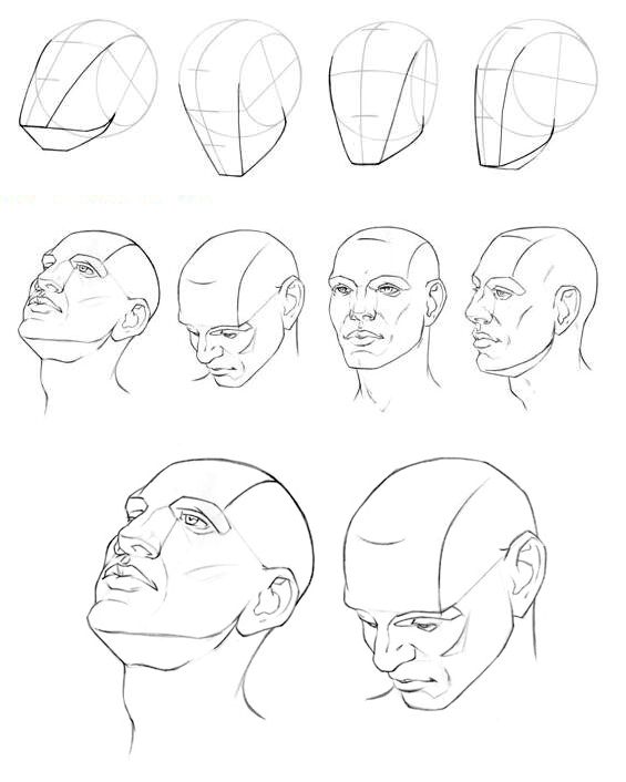 ee2cfd40e204957f19048f7ee2f3e764--how-to-draw-male-face-how-to-draw-a-head